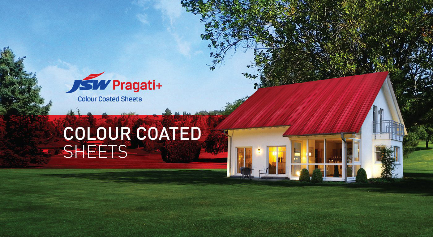 JSW Pragati+ Colour Coated Metal Roofing Sheets